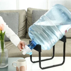 19 Liter Water Bottle Metal Holder Stand With Dispenser Nozzle Tap